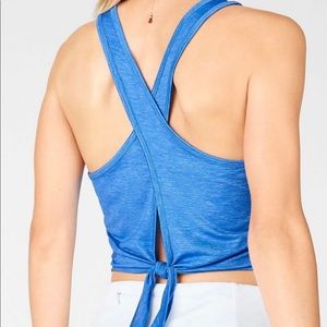 Fabletics Bea Tank - NWOT- 2x - Royal Heather Blue